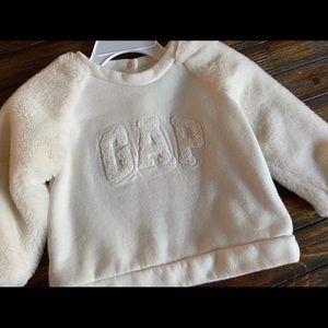 Baby Gap Faux Fur Sweatshirt